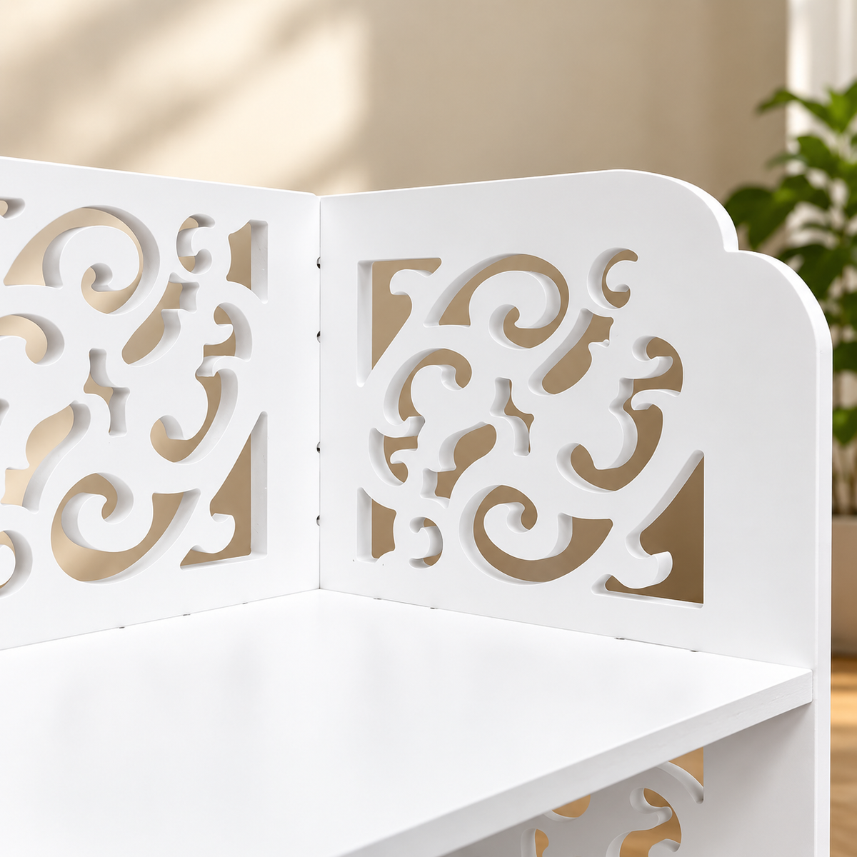5-Tier Carved Shoe Storage Rack