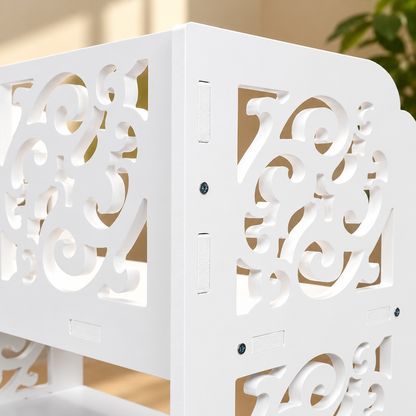 5-Tier Carved Shoe Storage Rack